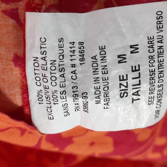 MOTHERHOOD MATERNITY PINK/ORANGE FLORAL DRESS SZ M. - Picture 5 of 10